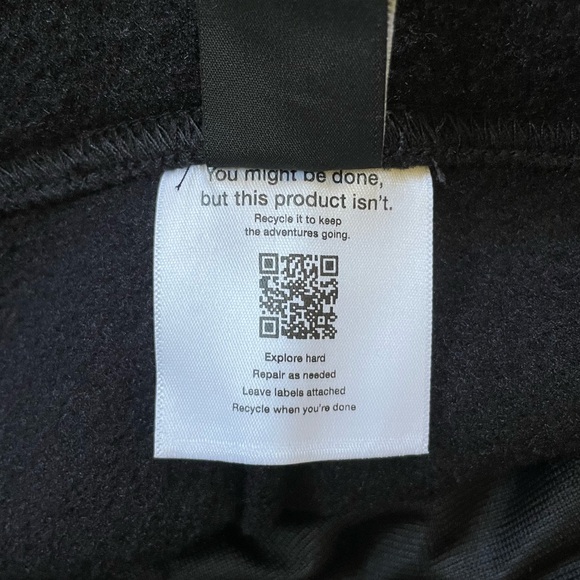 The North Face Men’s Alpine Polartec 200 Black Fleece Pants - Picture 6 of 8